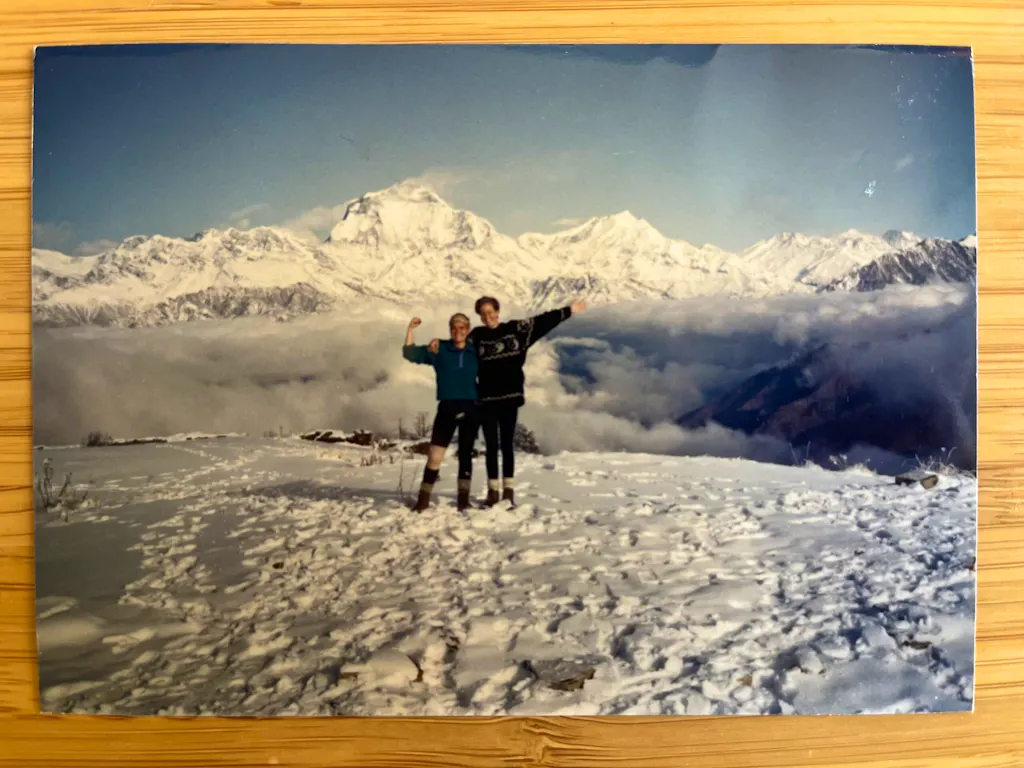 Annapurna base camp in nepal hiking