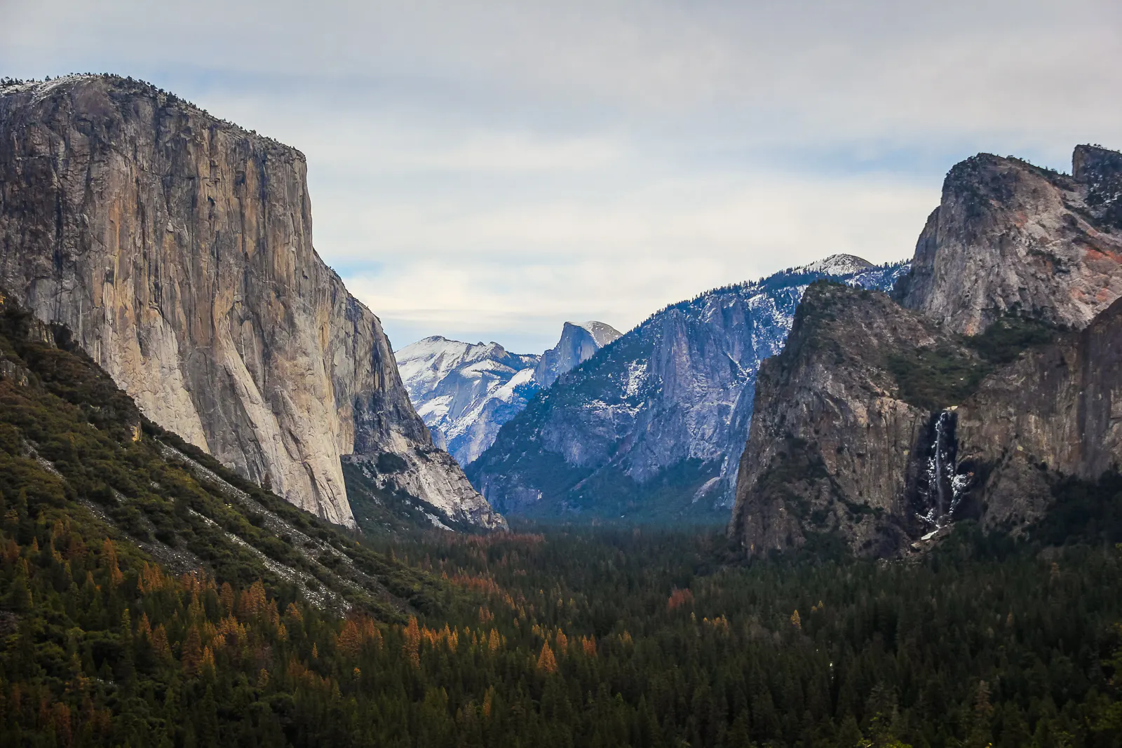 view of Yosemite Valley during daytime on hike