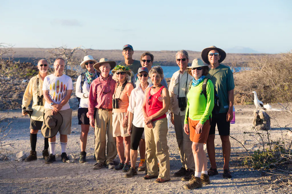 travelers in the galapagos Touring Genovesa Island