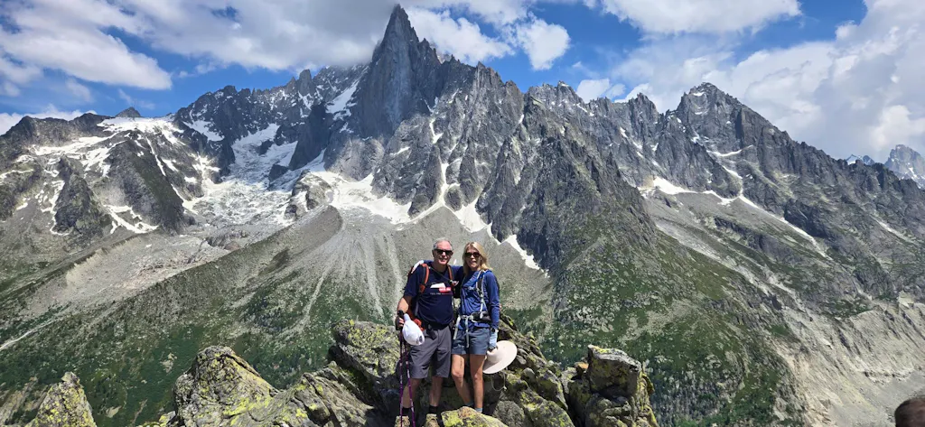Alps Chamonix Courmayeur Hiking with Premier Lodging Top 10 Winner for MT Sobek Photo Contest for 2025 - Bruce Van Dalsem