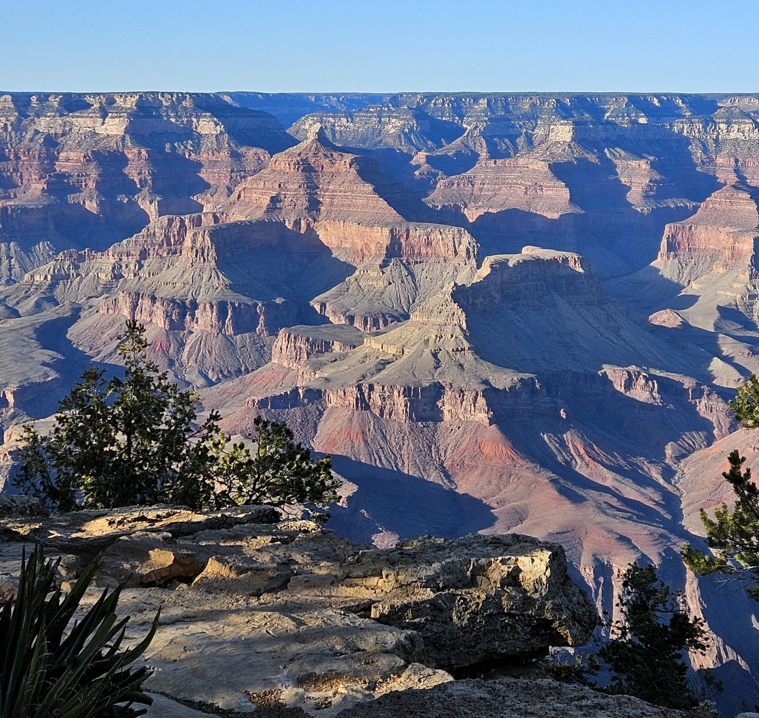View of Grand Canyon National Park from the South Rim