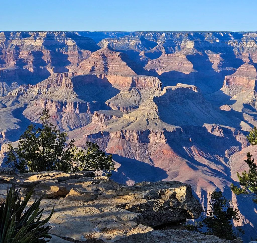 View of Grand Canyon National Park from the South Rim