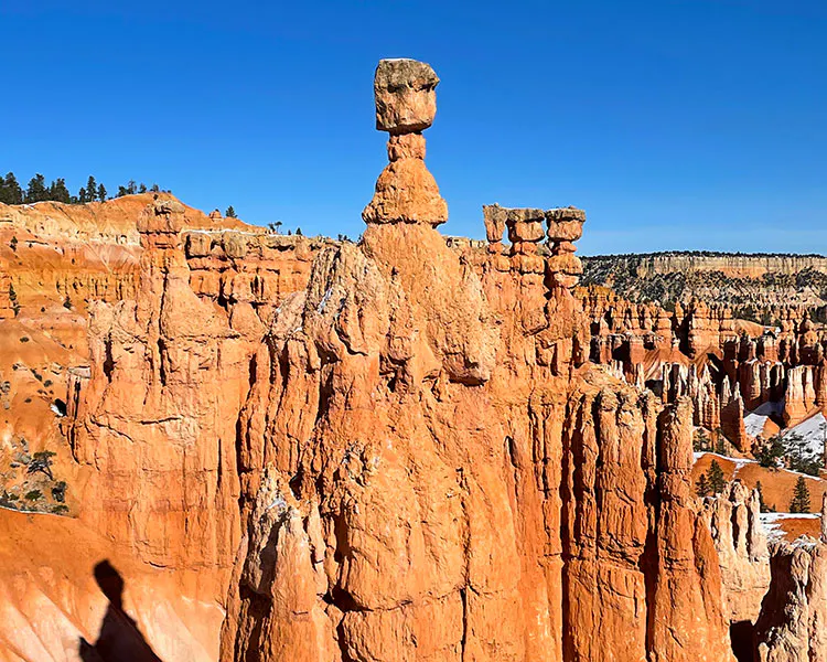 Thor's Hammer famous hoodoo in Bryce Canyon National Park, Utah