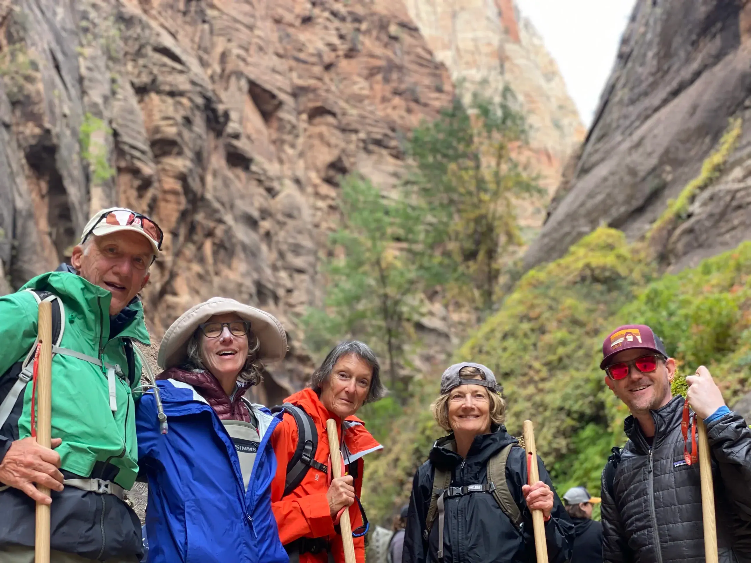 walking the narrows in a group with MT Sobek
