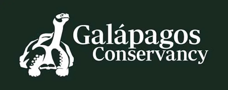 Galapagos Conservancy Logo with a dark green background