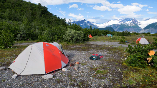 MT Sobek Camp-Alsek River, Alaska