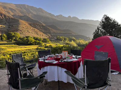 MT Sobek Camp High Atlas Mountains