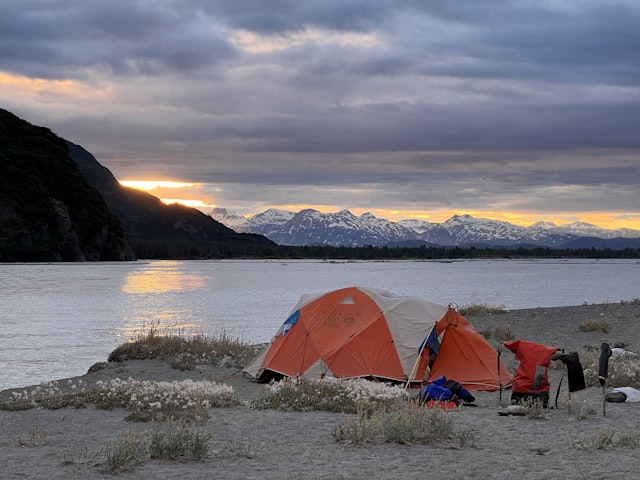 camping - Alaska Alsek River Rafting