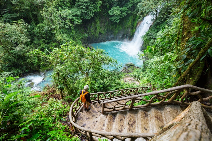 stairs - Costa Rica Tortuguero, Pacuare and Arenal Multi-Adventure