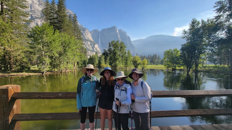 family - California Yosemite National Park Hiking Adventure