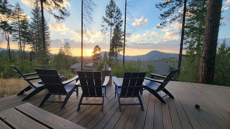 lounge chairs - California Yosemite National Park Hiking Adventure