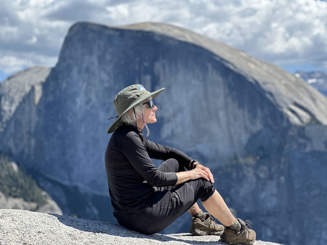 half dome - California Yosemite National Park Hiking Adventure