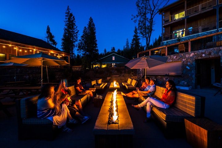 fireside - California Yosemite National Park Hiking Adventure