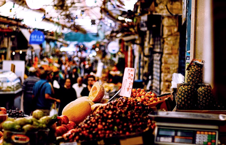 market scene - Israel Perspectives and Peoples Cultural Discovery