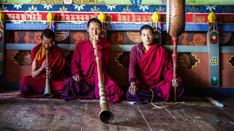 musicians - Bhutan Trekking Tour & Cultural Discovery