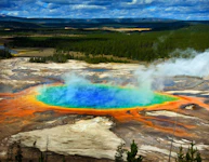 Wyoming Yellowstone National Park Hiking